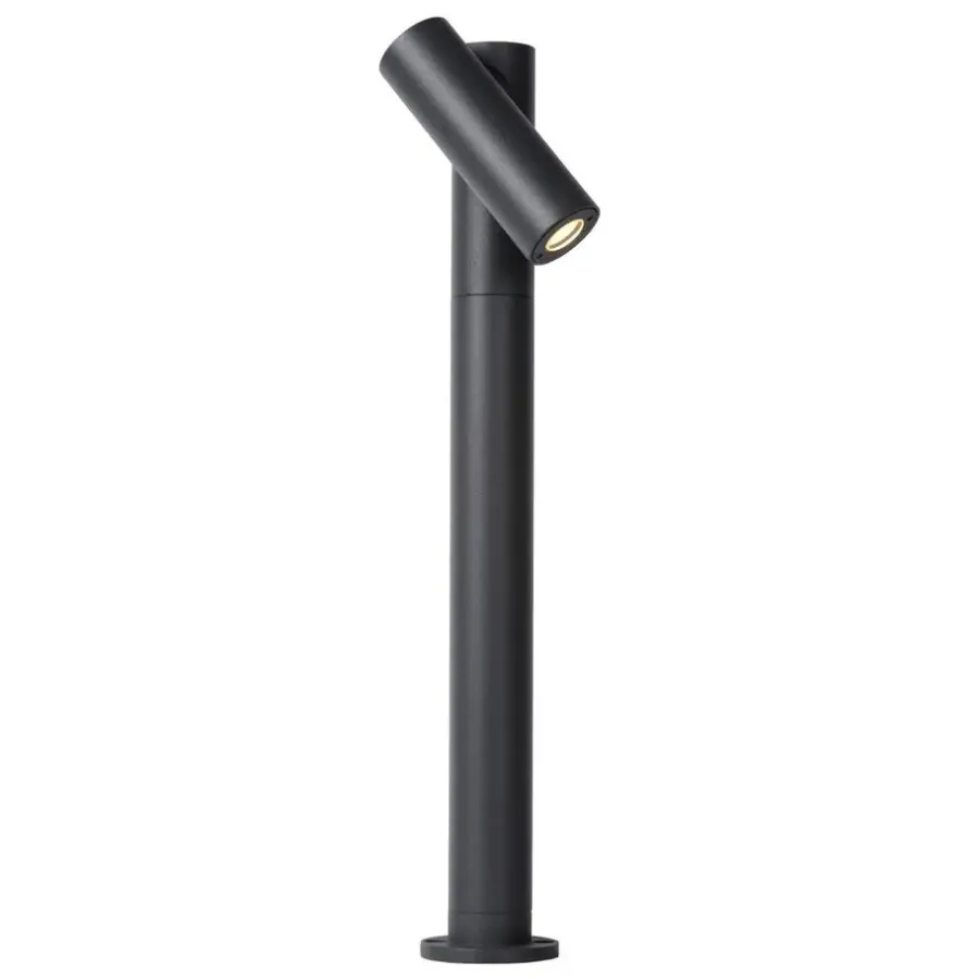 Buitenverlichting|Staande Lampen-Lucide TATUM Sokkellamp - Antraciet