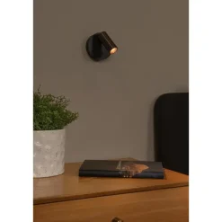 Wandlampen-Lucide TONI Wandspot - Grijs ijzer
