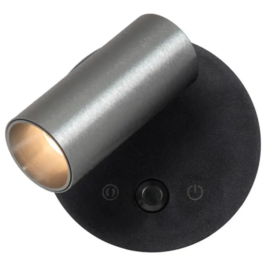 Wandlampen-Lucide TONI Wandspot - Grijs ijzer