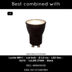 Lucide TRACK Railverlichting - Koffie