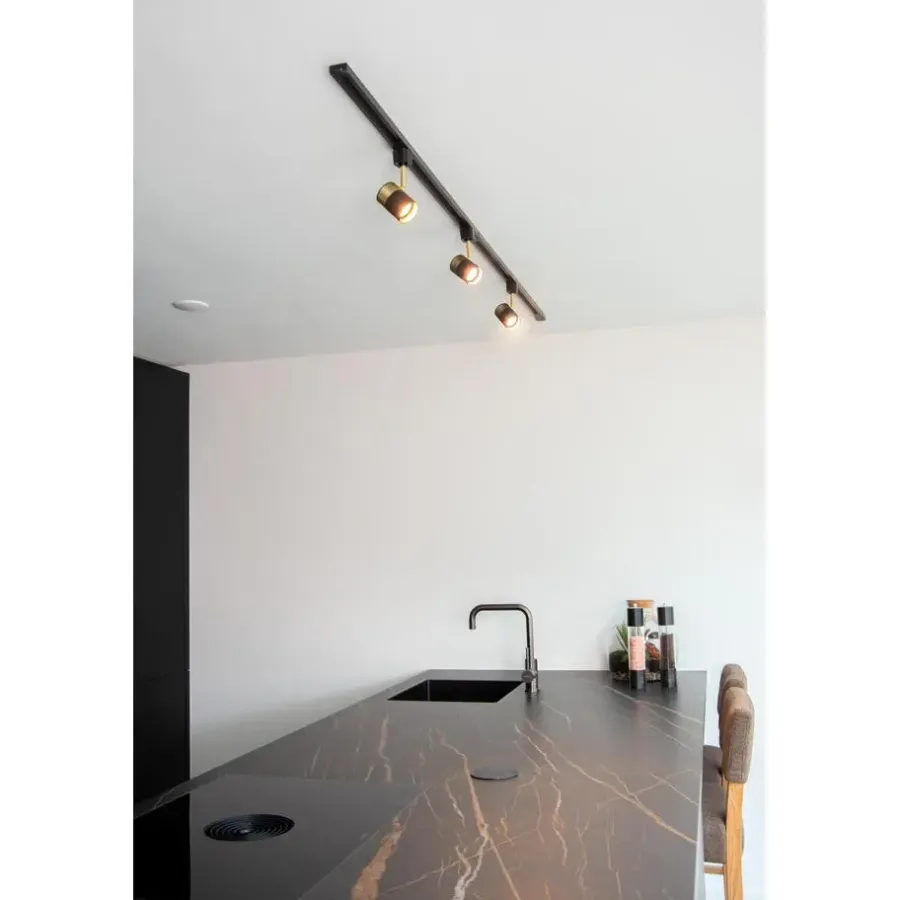 Spots-Lucide TRACK Railverlichting - Zwart