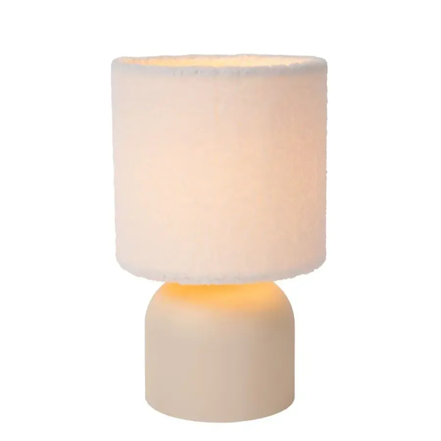 Lucide WOOLLY Tafellamp - Beige