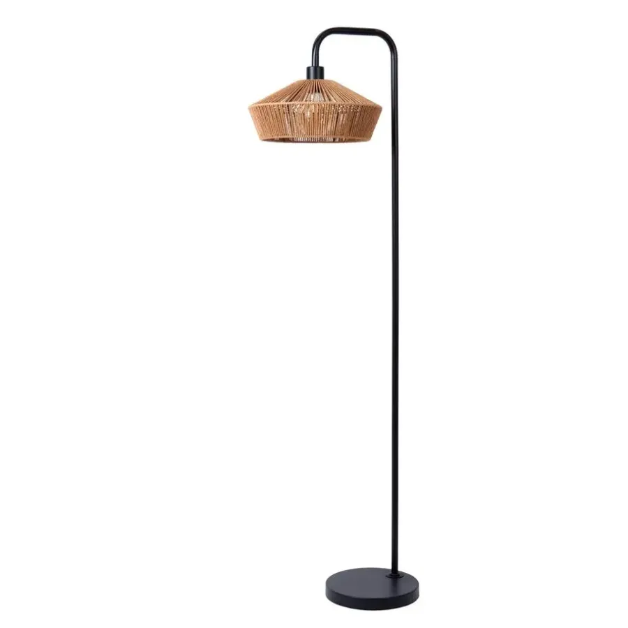 Staande Lampen-Lucide YUNKAI Vloerlamp - Naturel