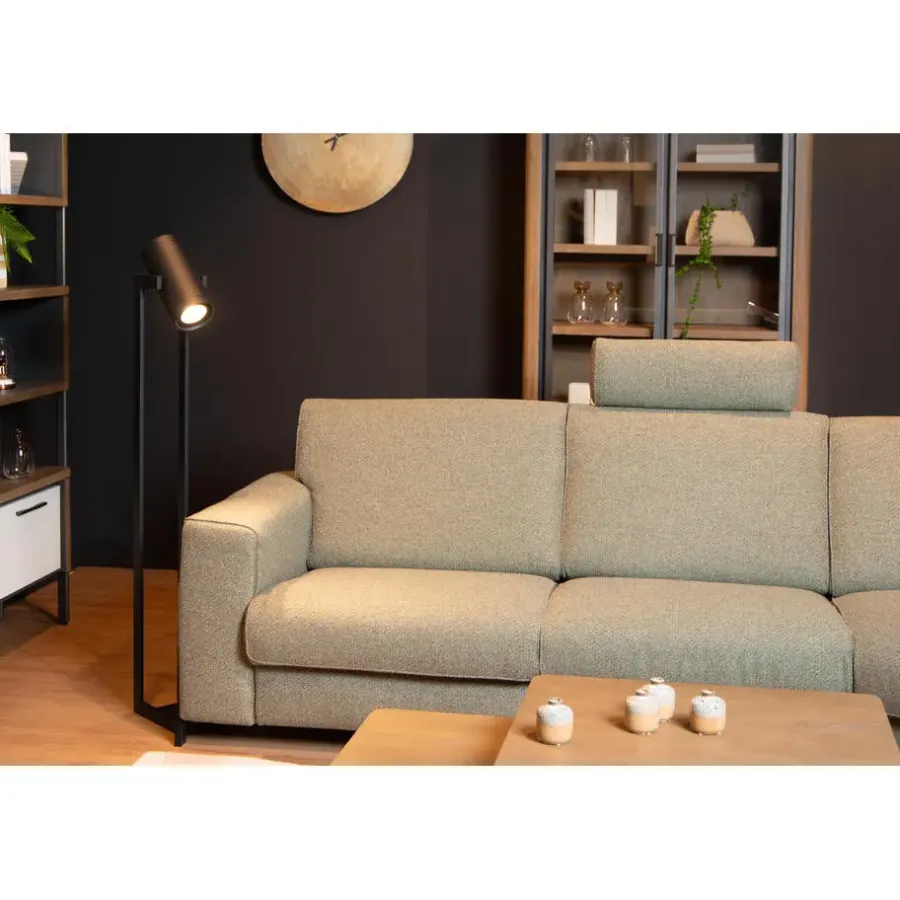 Staande Lampen-Lucide ZENITH Leeslamp - Mat Goud / Messing