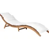 Beliani LUINO - Ligstoel - Wit - Hout