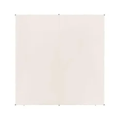 Schaduwdoeken-Beliani LUKKA - Schaduwdoek - Gebroken wit - 300 cm - Polyester