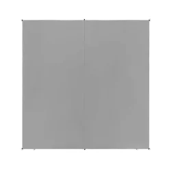 Beliani LUKKA - Schaduwdoek - Grijs 300 cm - Polyester
