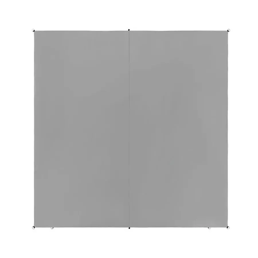 Beliani LUKKA - Schaduwdoek - Grijs 300 cm - Polyester