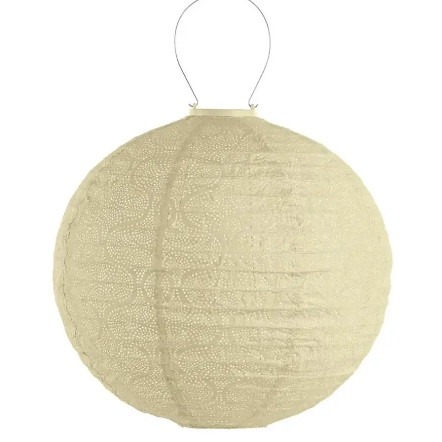 Lumiz Lampion op zonne energie - Solar tuinverlichting - Gele Set - 3 stuks