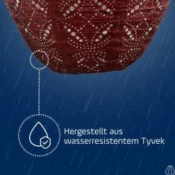 Buitenverlichting-Lumiz Solar Lampion Mandela Jar - 30 cm - Koper