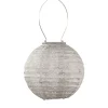 Buitenverlichting-Lumiz Solar Lampion Spectare Rond - 20 cm - Licht Taupe
