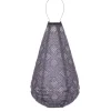 Lichtsnoeren-Lumiz Solar Lampion Topaze Drop - 28 cm - Lichtpaars