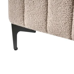Leen Bakker LUNAN - Tweepersoonsbed - Beige - 120 x 200 cm - Bouclé