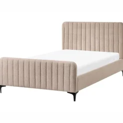 Leen Bakker LUNAN - Tweepersoonsbed - Beige - 120 x 200 cm - Bouclé