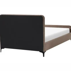 Leen Bakker LUNAN - Tweepersoonsbed - Taupe - 120 x 200 cm - Bouclé