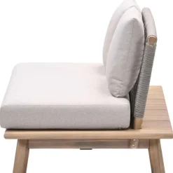Loungebanken-Garden Impressions Lunar tweezitsbank - acaciahout met white wash - taupe - grey sand