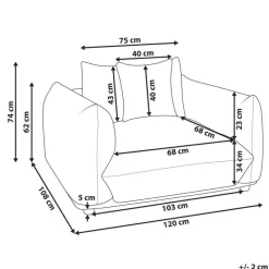 Fauteuils-Beliani LUVOS - Fauteuil - Roze - Fluweel