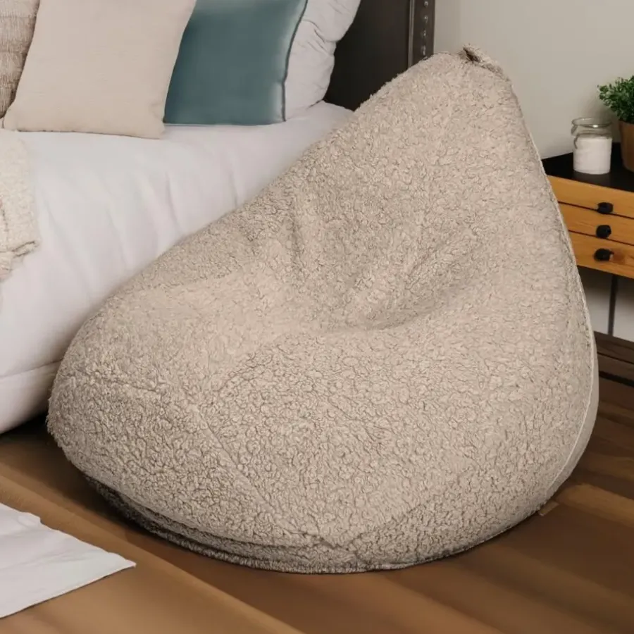 Zitzakken-Bobbel Home Luxe Teddy Zitzakstoel BobbelHome, Comfortabel voor in uw huis