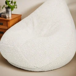 Zitzakken-Bobbel Home Luxe Teddy Zitzakstoel BobbelHome - Comfortabel voor in huis