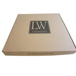 Klokken-LW Collection Wandklok radar Leonore Zwart 52cm bewegende tandwielen