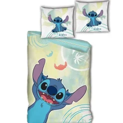 Kinderdekbedovertrekken-Lylo & Stich Dekbedovertrek Chill Vibes - Eenpersoons - 140 x 200 cm - Katoen