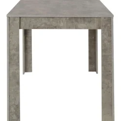 Rechthoekige Eettafels-Loft24 Lynn - Eettafel 120x80 cm 6 personen in MDF beton