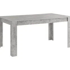 Loft24 Lynn - Eettafel 160x90 cm voor 8 in MDF beton