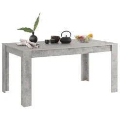 Loft24 Lynn - Eettafel 160x90 cm voor 8 in MDF beton