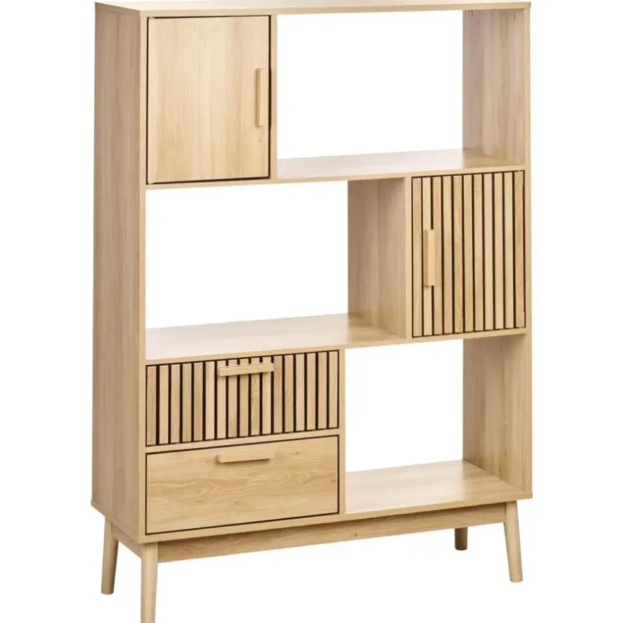 Boekenkasten|Boekenkasten-Leen Bakker LYNWOOD - Boekenkast - Lichthout - MDF