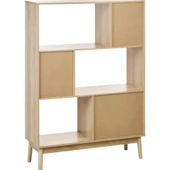 Boekenkasten|Boekenkasten-Leen Bakker LYNWOOD - Boekenkast - Lichthout - MDF