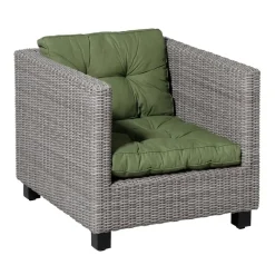 Loungekussens-Madison - Florance Rugkussen Basic green - Ca. 43x60 cm - Set van 2
