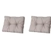Madison - Florance Rugkussen Basic taupe - Ca. 43x60 cm - Set van 2