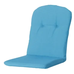 Tuinstoelkussens-Madison - Kuipstoelkussen Hoge Rug Panama aqua - Ca. 96x45 cm - Set van 4