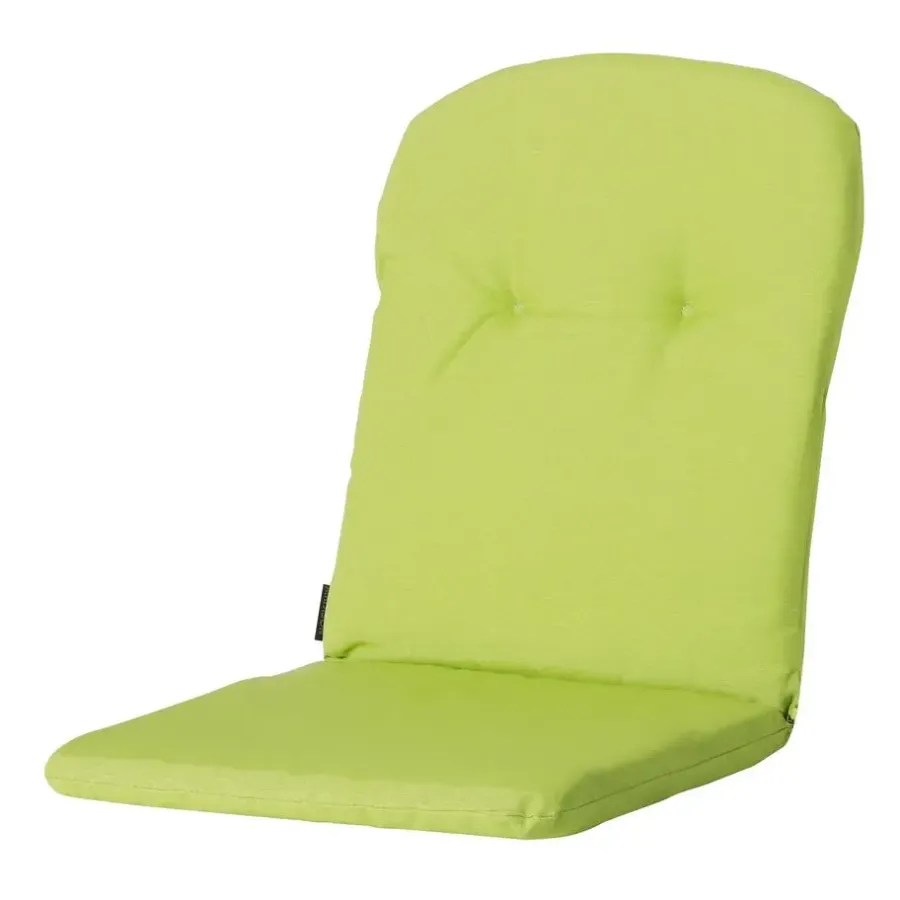 Madison - Kuipstoelkussen Hoge Rug Panama lime - Ca. 96x45 cm - Set van 4