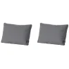 Madison - Lounge Profi-Line Manchester grey - Ca. 43x73 cm - Set van 2