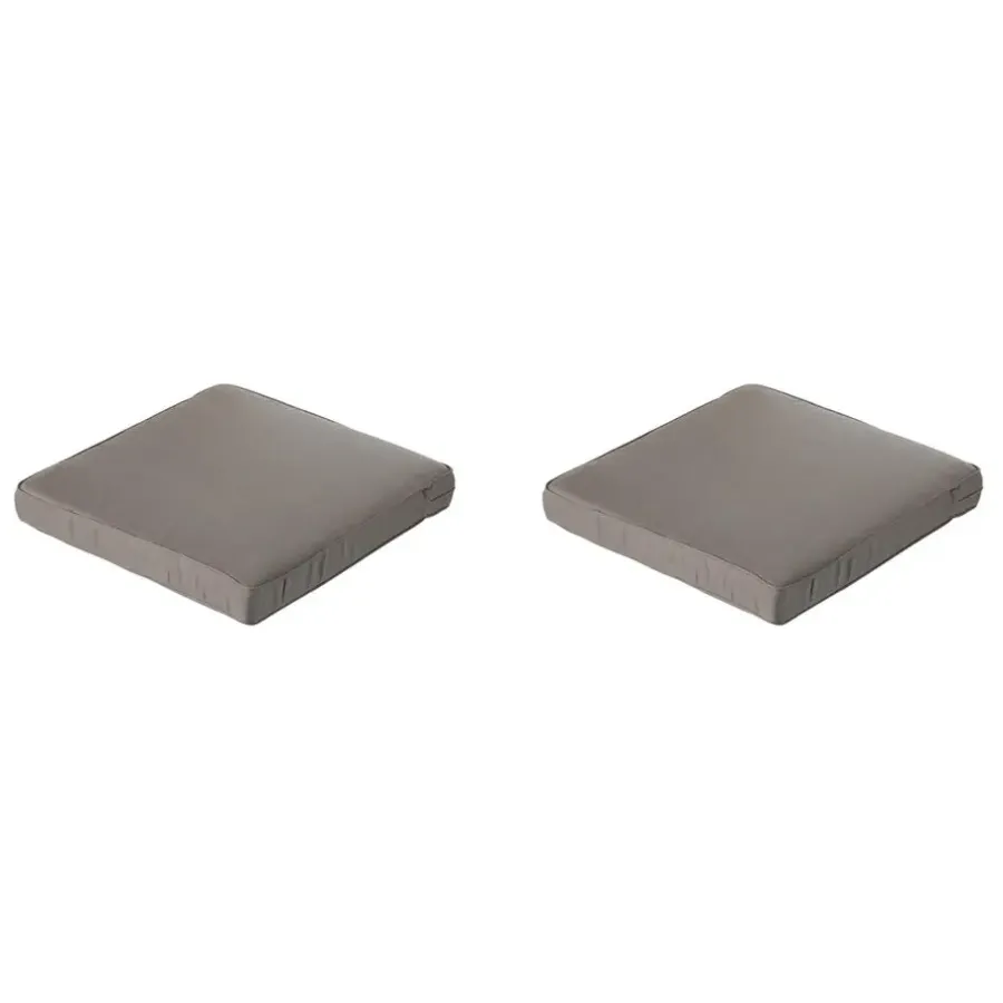 Loungekussens-Madison - Lounge Profi-Line Zitkussen Rib liver - Ca. 73x73 cm - Set van 2