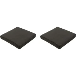 Loungekussens-Madison - Lounge Profi-Line Zitkussen Dark grey - Ca. 60x60 cm - Set van 2