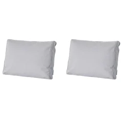 Madison - Lounge Profi-Line Manchester light grey - Ca. 43x73 cm - Set van 2