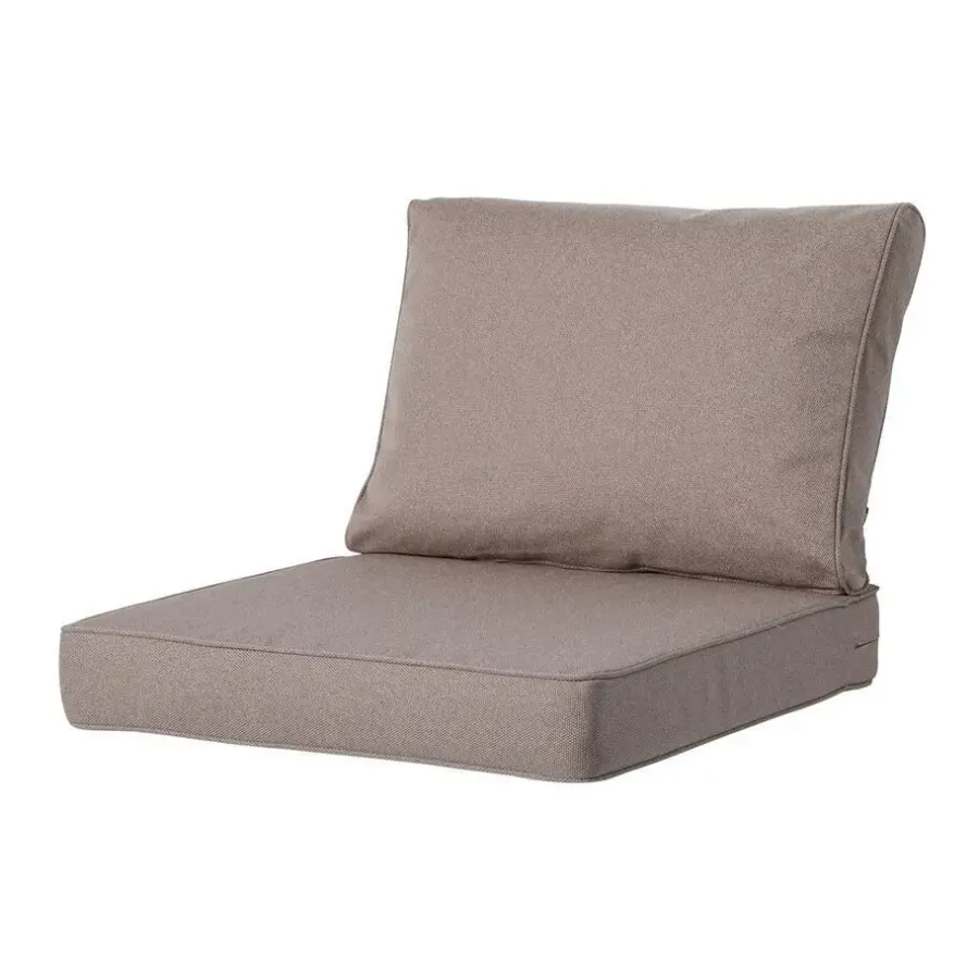 Madison - Lounge Profi-Line Zitkussen Manchester taupe - 73x73 cm - Set van 2