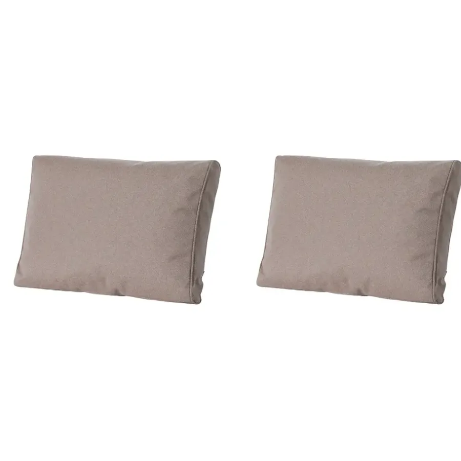 Loungekussens-Madison - Lounge Profi-Line Manchester taupe - Ca. 43x73 cm - Set van 2