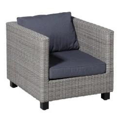 Loungekussens-Madison - Lounge Profi-Line Manchester denim grey - Ca. 40x60 cm - Set van 2