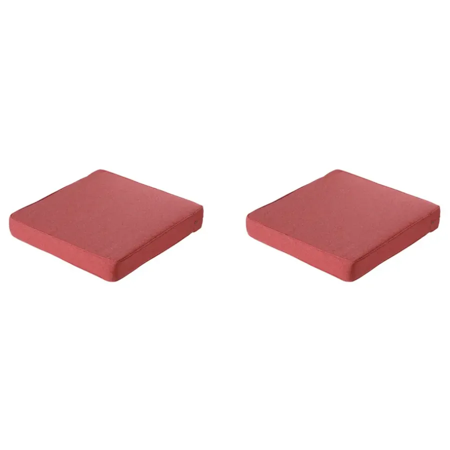 Loungekussens-Madison - Lounge Profi-Line Zitkussen Manchester red - Ca. 73x73 cm - Set van 2