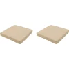 Madison - Lounge Profi-Line Zitkussen Beige - Ca. 60x60 cm - Set van 2