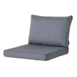 Madison - Lounge Profi-Line Zitkussen Rib grey - Ca. 73x73 cm - Set van 2