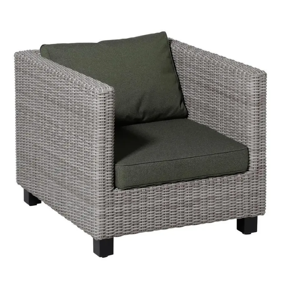Loungekussens-Madison - Lounge Profi-Line Manchester green - Ca. 43x73 cm - Set van 2