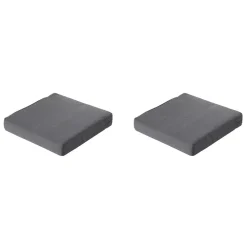 Loungekussens-Madison - Lounge Profi-Line Zitkussen grey - Ca. 60x60 cm - Set van 2