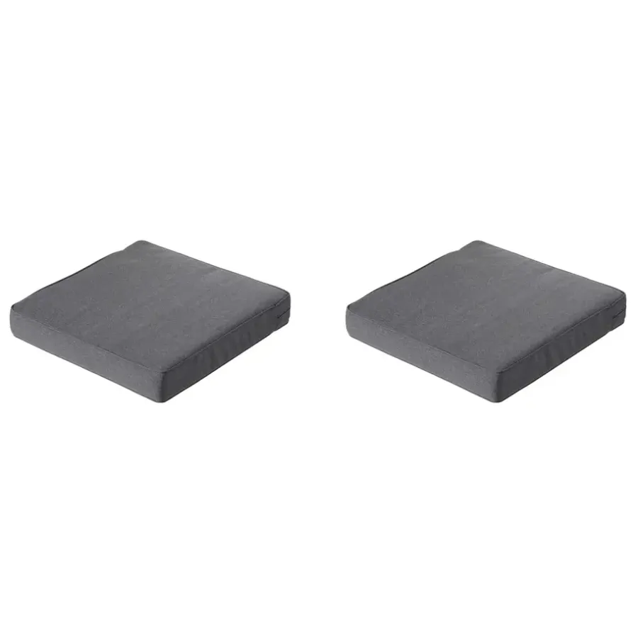 Loungekussens-Madison - Lounge Profi-Line Zitkussen grey - Ca. 60x60 cm - Set van 2