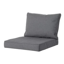 Loungekussens-Madison - Lounge Profi-Line Zitkussen grey - Ca. 60x60 cm - Set van 2