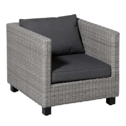 Loungekussens-Madison - Lounge Profi-Line Zitkussen grey - Ca. 60x60 cm - Set van 2