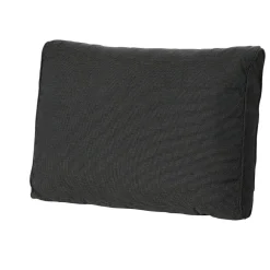 Madison - Lounge Rugkussen Rib black - Ca. 40x60 cm - Set van 2